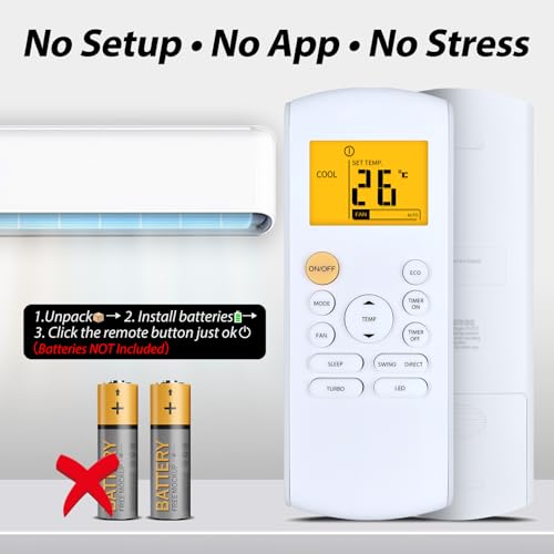 Télécommande pour climatiseur Midea et MRcool compatible avec le modèle RG57A6 BGEFU1 - 4