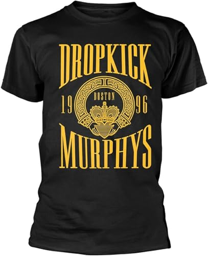 YINGLIAOO Dropkick Murphys men'Claddagh' Oversized t Shirt - New Black