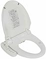 RABEEXP Electric Smart Toilet Seat 1300W Auto Elongated Toilet Seat with Temperature Control and Heated, Smart Bidet Toilet Seat Cleaning Bidet Cover 2 Nozzle & Wash and Bidet Washing, White