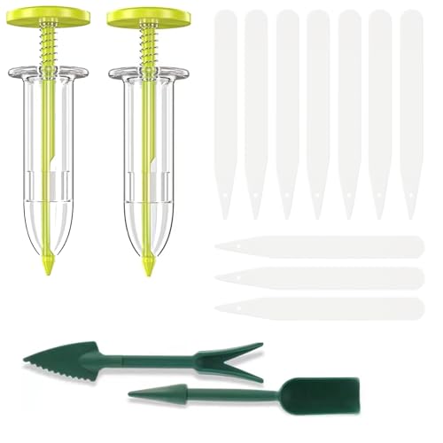🌱【Facile da trasportare】I nostri mini strumenti per la semina sono realizzati con materiali di alta qualità, leggeri e portatili, facili da tenere, la loro portabilità ti consente di trasportarli facilmente sia che tu stia lavorando in giardino, in serra o in balcone