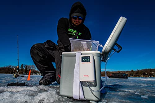 Image of ENGEL Live Bait Cooler PRO for Fishing - Portable Minnow and Bait Bucket with Lithium-Ion Rechargeable Aerator