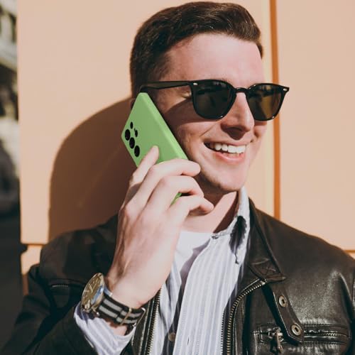Image of LIRAMARK Liquid Silicone Soft Back Cover Case for Samsung Galaxy S25 Ultra 5G (Mint Green)