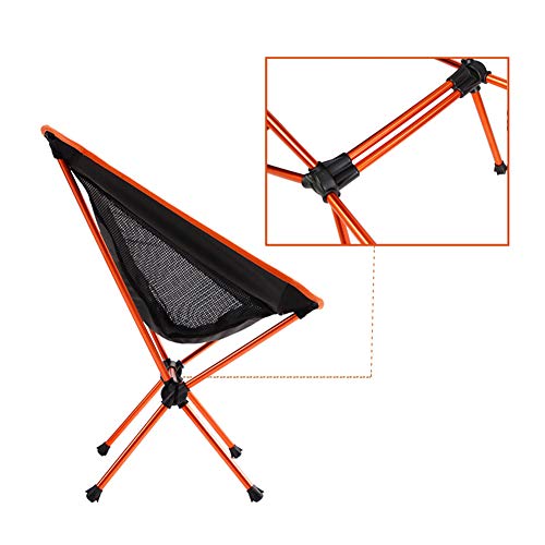 Chaise de camping pliante ultra légère en alliage d'aluminium