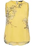 Chiffon-Bluse mit Rundhals, Knopfverschluss auf der Rückseite