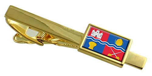 Clip de Corbata de Oro Newbury bandera inglesa regalo ideal para hombre elegante