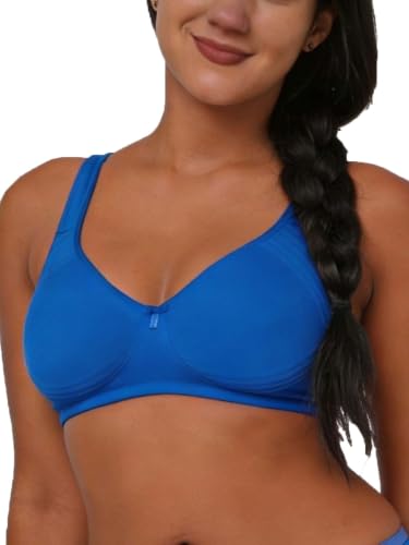 Image of Inner Sense Organic Cotton Bamboo Bra for Woman with Concentric Stitches I Full Coverage Bra for Heavy Bust with Side Support I Non Padded Innerwear with Wire-Free Design