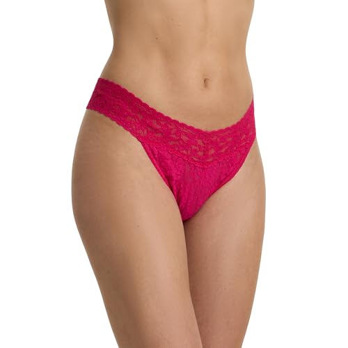 Image of hanky panky - Signature Lace Original Rise Thongs: Essentials Edition | One Size 4-14 | Lace Lingerie Underwear | 3 or 5 Pack