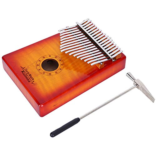MC‑S Kalimba Thumb, MC‑S Kalimba Thumb Flame Maple 17Key and Sound Sticker Tuning Hammer Sac de rangement - Les Beatles, Paul McCartney, John Lennon, RIngo Starr, George Harrison MC‑S Kalimba Thumb, MC‑S Kalimba Thumb Flame Maple 17Key and Sound Sticker Tuning Hammer Sac de rangement – Image 3