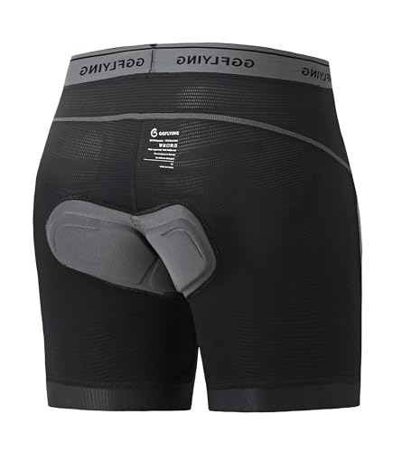 GGFLYING Pantaloncini Ciclismo Uomo Imbottito Rapida Pantaloni MTB Bici Moto