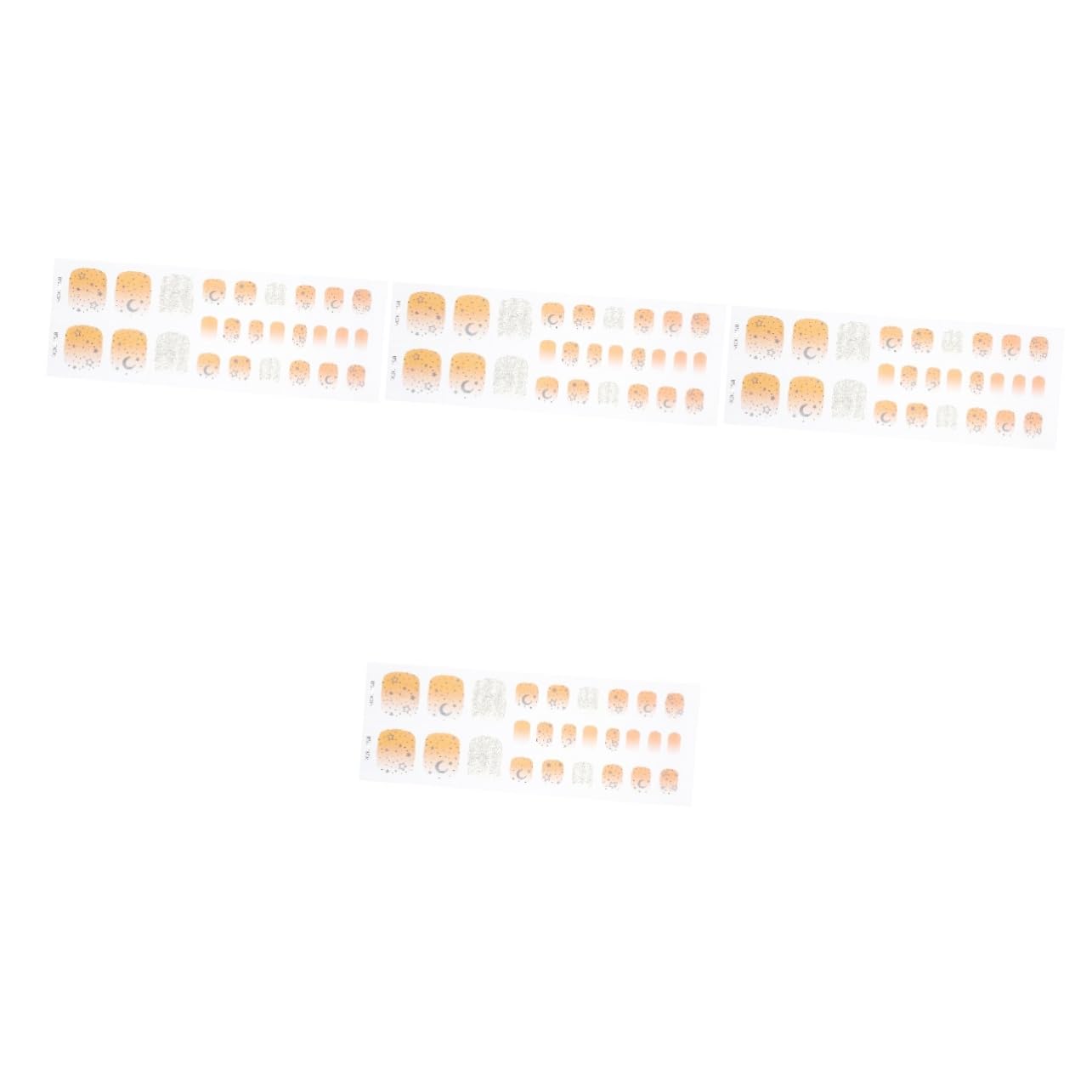 4 Set adesivi per unghie Gel polacco adesivi per chiodi smalto per unghie adesivo strisce per unghie attaccare le strisce di smalto per unghie adesivi per smalto