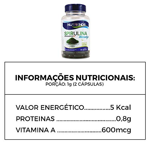 Kit Anti retenção TPM Inflamação spirulina + k2 60 Caps