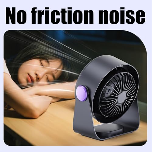 Mini ventilateur USB portable silencieux à écran numérique tact