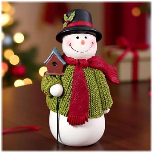 Snowman Figurine Christmas Decorations – 4.25