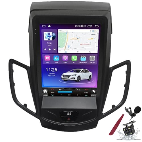 Radio de voiture Android 15 Ford Fiesta 2010 2011 2012 2013 stéréo tactile GPS
