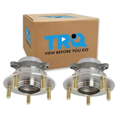 Image of TRQ Rear Wheel Bearing and Hub Assembly Set with ABS Sensor 2 Piece for 16-17 Honda Civic 18-21 Civic Touring LX EX-L Sport EX Sport Touring 2018 LX-P EX-T 18-20 SI 19-22 Insight