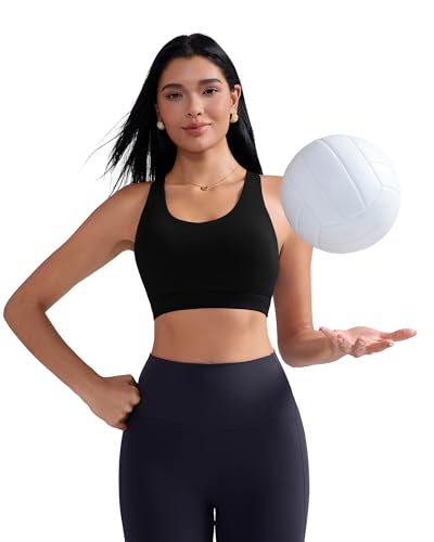 RUNNING GIRL womens Full Coverage Sports Bra