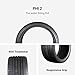 Accelera Phi 2 All-Season Passenger Car High Performance Radial Tire-275/30R19 275/30ZR19 275/30/19 275/30-19 96Y Load Range XL 4-Ply BSW Black Side Wall UTQG 400AA