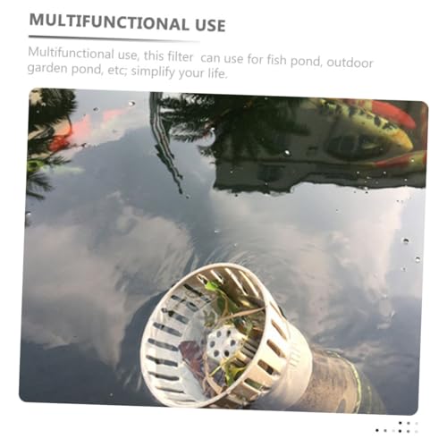 Cesta de skimmer COLLBATH para recolectar hojas y residuos con drenaje integrado 6