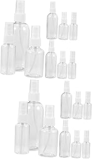 BESPORTBLE 18 Peças Garrafa Vazia Pulverizador De Gatilho Transparente Garrafa De Spray De Cabelo De Plástico Garrafa De Spray De Plástico Vazia Garrafas De Tubo Vazio Garrafas De Spray