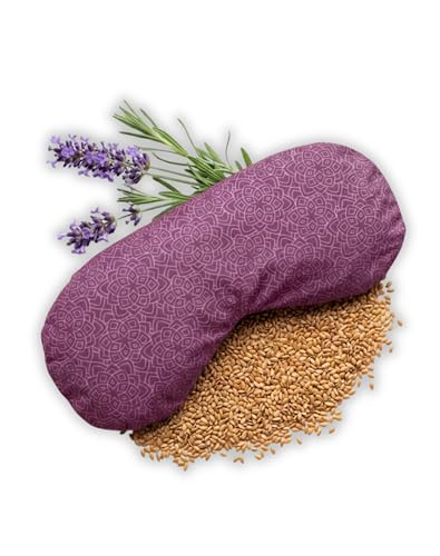 Yosana Yoga Augenkissen mit Leinsamen & Lavendel Füllung I waschbarer Baumwollbezug...