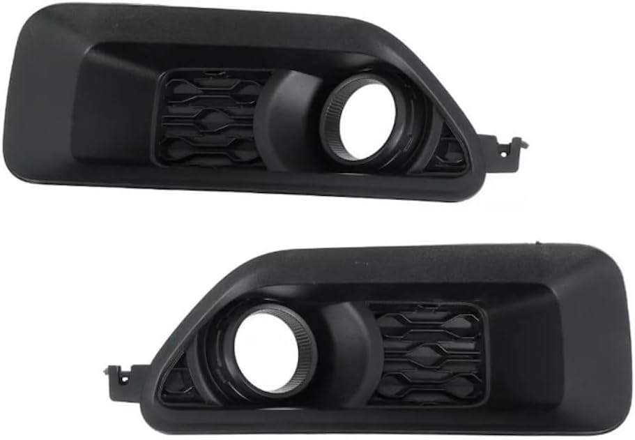 KarParts360 For Ram 1500 2015-2024 Fog Light Bezel Set Driver And Passenger Side | 2-Pieces | Rebel And Warlock | Textured Black | Replacement For CH1037134 | 196743303437, 68271564AA