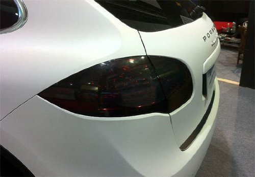 Diyah 12 X 48 Inches Self Adhesive Headlight, Tail Lights, Fog Lights Tint Vinyl Film (Dark Black) #TOP2