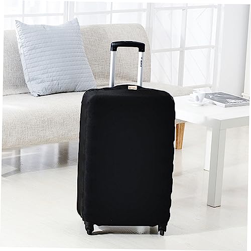 KESYOO Elastic Travel Luggage Cover Protective Bag for 18 Trolley Cases Suitcase Black Durable and Stretchable Luggage Case Cover3