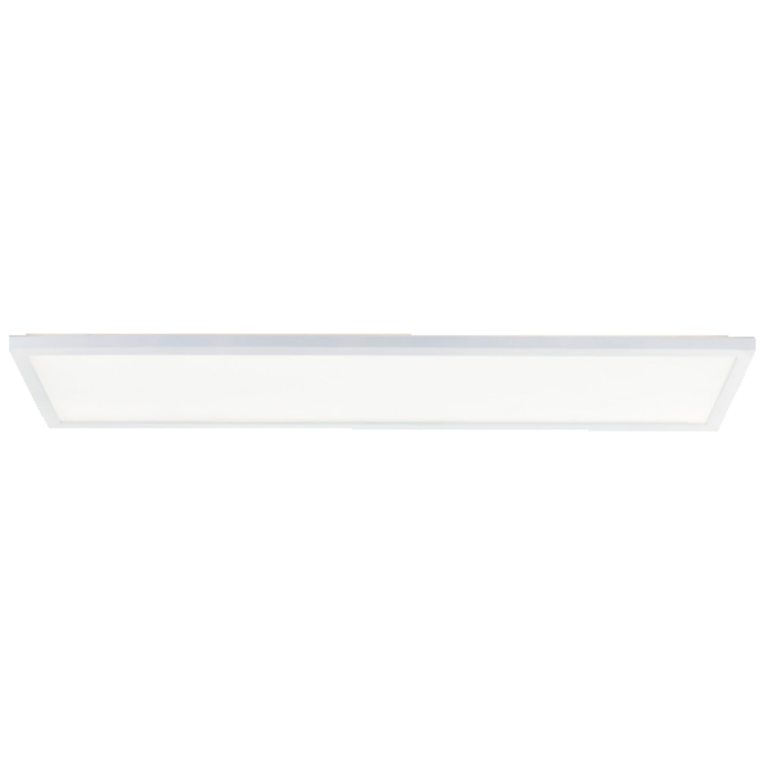 Brilliant LED Deckenleuchte Lumaro, 3200 Lumen, 4000 Kelvin, 96x25 cm, flache Aufbauleuchte, Kunststoff, weiß, rechteckige Form, IP44 geeignet für Badezimmer, Küche, Flur, Hauswirtschaftsraum | Feuchtraumgeeignete Deckenleuchte für Bad, Küche und Flur, la