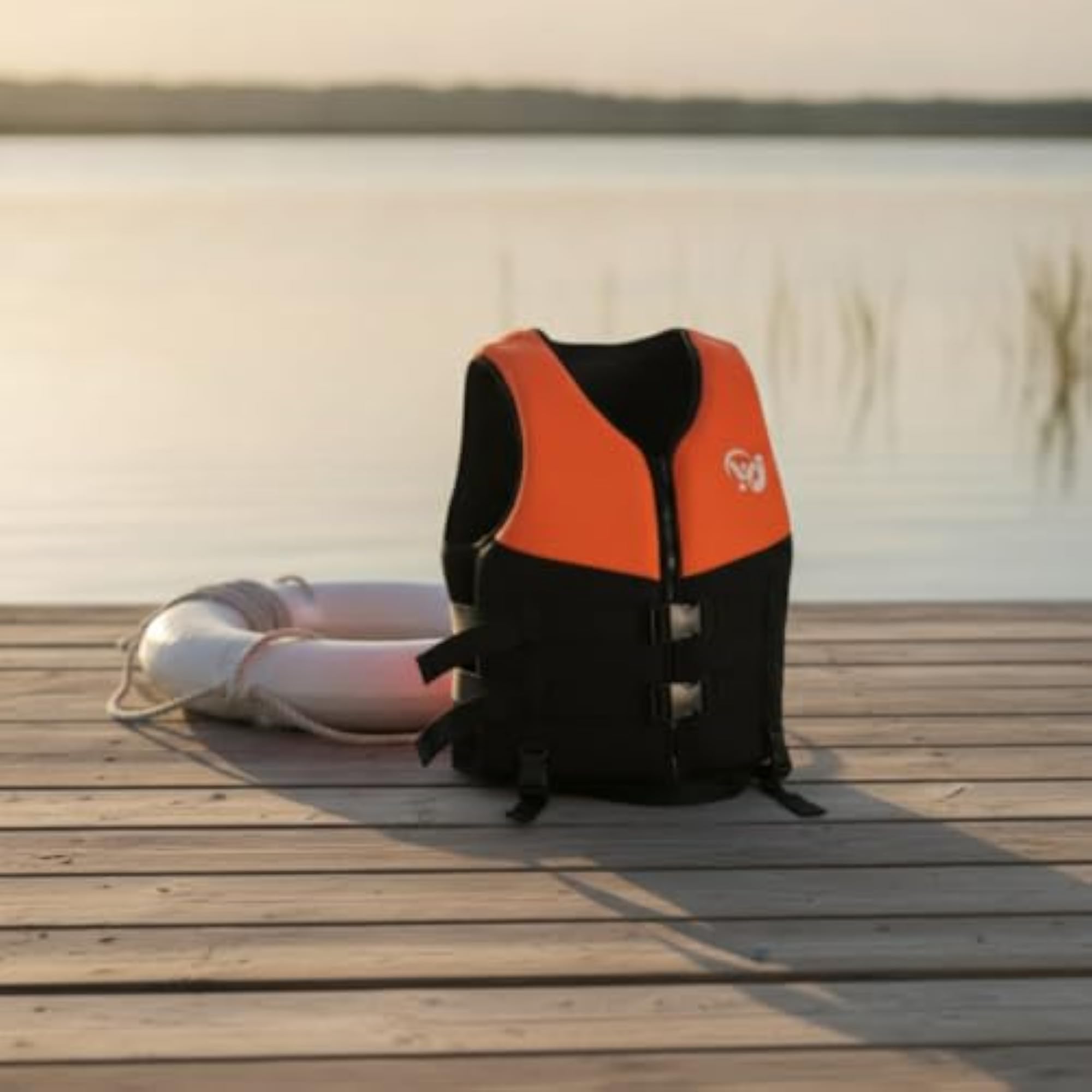 Adjustable Front Zipper Neoprene Life Vest for Adults