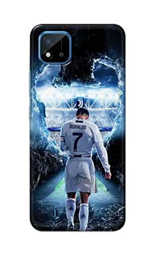 Image of Printed Hard Back Cover Case for Realme C20 | Realme C20A | Realme C11 2021 Back Cover (Footbal Legend) -1302