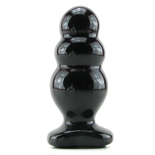 Doc Johnson Titanmen - Trainer Tool #4 - Triple Ripple Plug - 5.1 In. Long And 2.1 In. Wide - Prostate Stimulating Anal Toy - Butt Plug #TOP6
