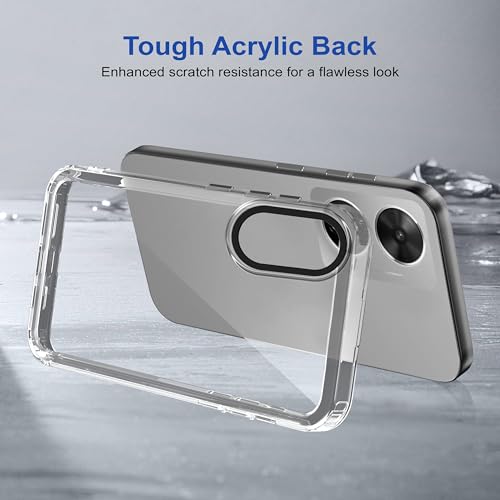 Image of Zapcase Back Case Cover for Vivo T2 5G | Compatible for Vivo T2 5G Back Cover | Case Cover with Camera Protection | (TPU + PC | Transparent)