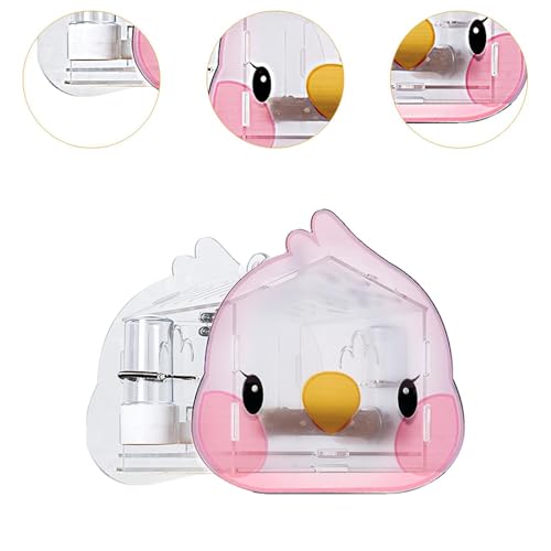 Generic Gaiola de transporte Gaiola de acrílico para pássaros Gaiola de viagem para pássaros para ca