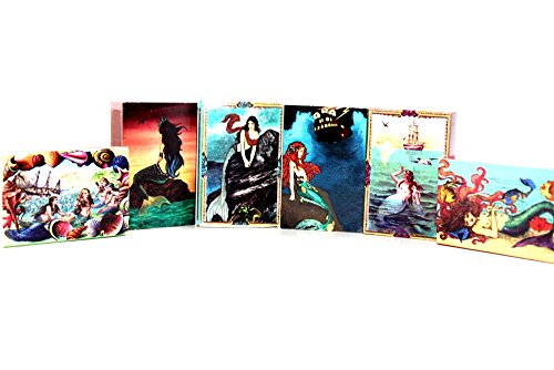 Mini Matchbook Set Of 6 Images (Mermaids) #TOP2