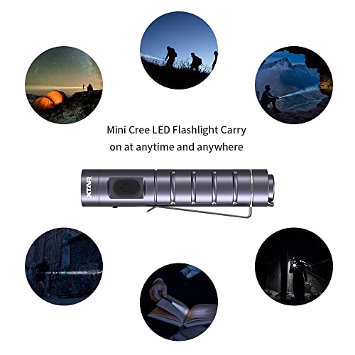 Xtar T2 650 Lumen Usb Type-C Rechargeable Pocket Flashlight,2.95 Inch Mini Battery-Powered Handheld Pen Light For Camping, Outdoor, Emergency, Everyday Flashlights (T2) #TOP4