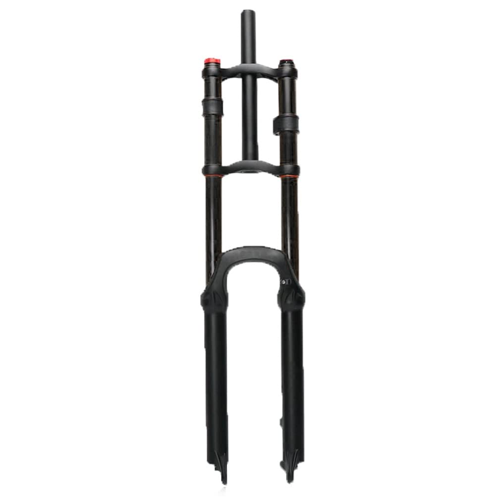 Fourche Suspension Pneumatique VTT Double Couronne - 180mm De Débattement - Compatible 26/27.5/29 Pouces - Neuf
