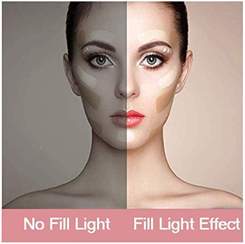 Miroir de Maquillage LED 10X Rechargeable : Clarté Double Face et Pivot à 360° Rose Gold - 7