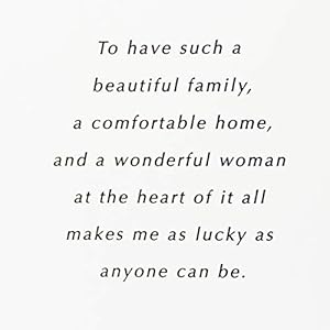 Hallmark Romantic Mothers Day Card for Wife (Love of My Life) Hallmark Romantic Mothers Day Card for Wife Love of My Life