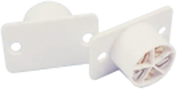 White Flush Magnetic Alarm Door Contact Detector Burglar System Reed Switch