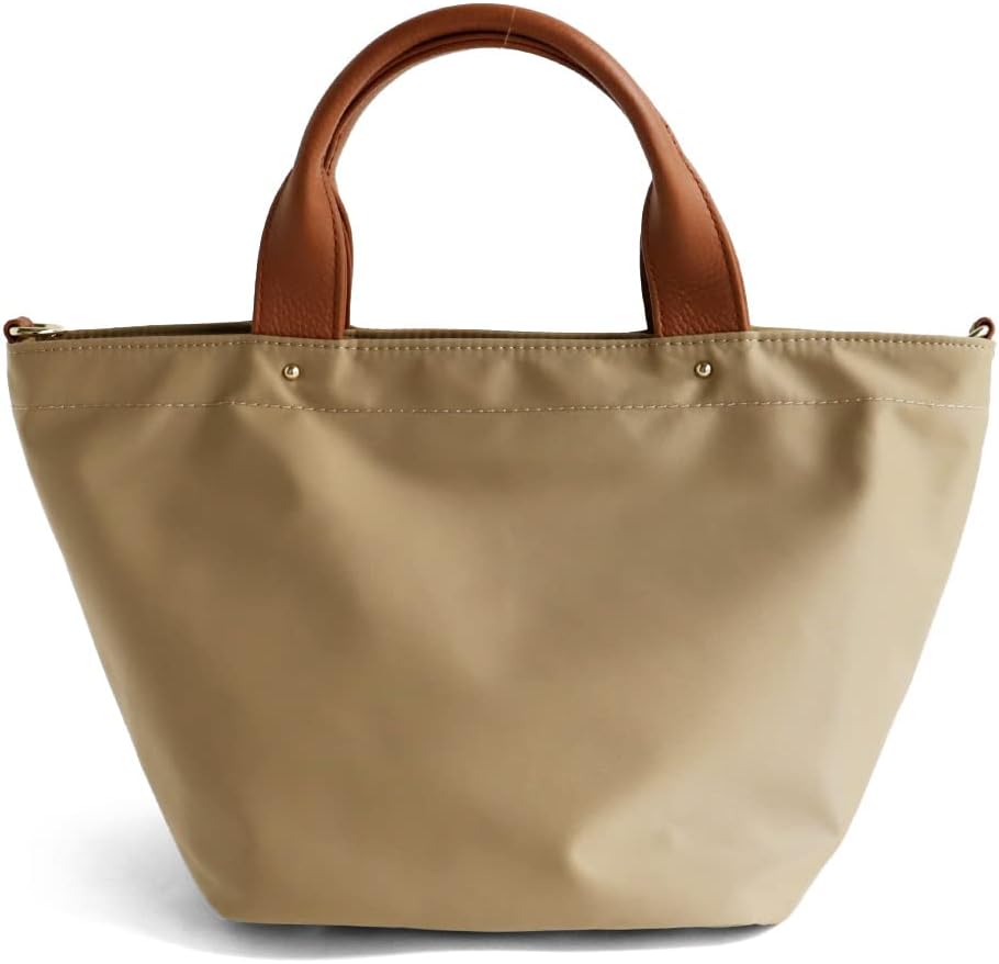 [グラタンテ]本革ハンドル 2WAY ナイロン ミニトートバッグ レディースバッグ abb-g0015