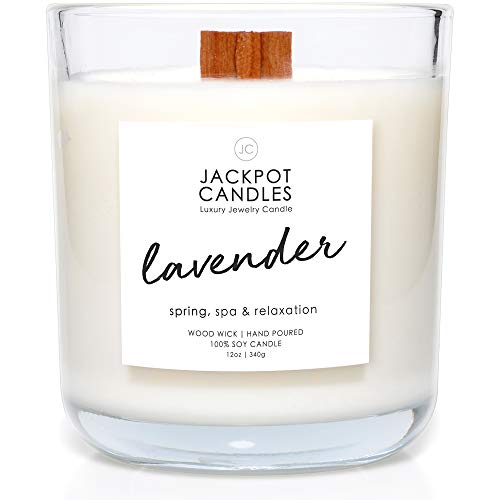 Lavender Candle with Ring Inside (Surprise Jewelry Valued at $15 to $5,000) Ring Size 7