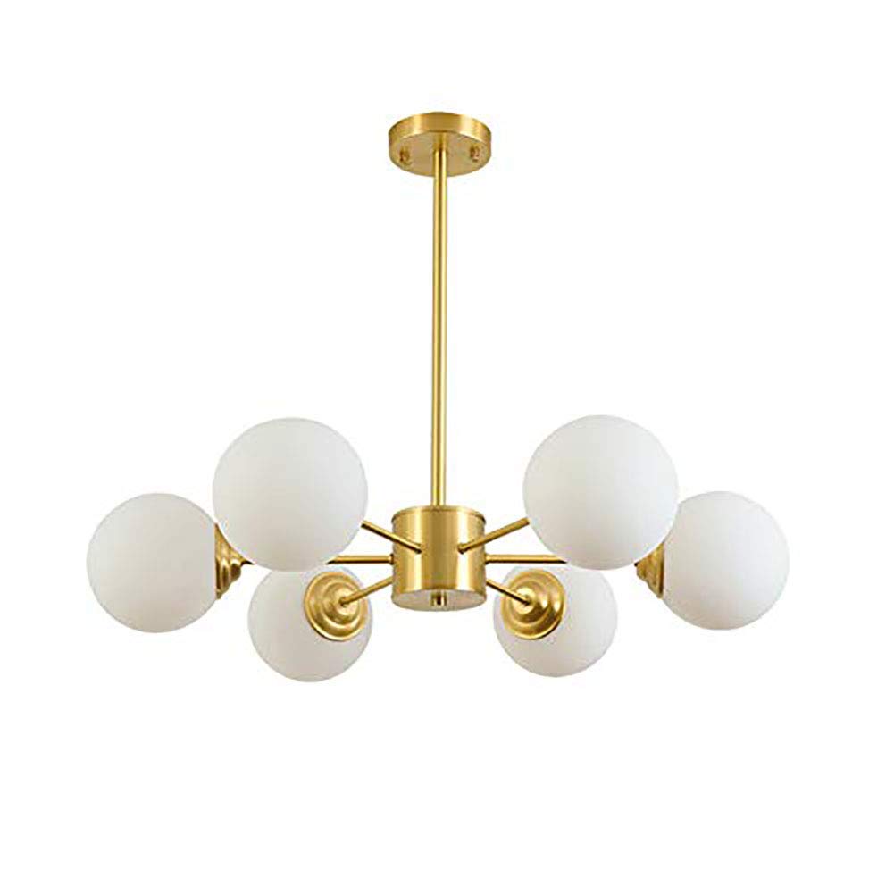 Lustre moderne en verre pour éliminer les zones d'ombre dans le bureau