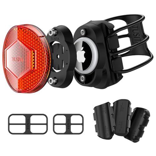 TUSITA Scooter Mount,Hidden Bike GPS Tracker Case for compatible with Airtag Seatpost Reflector Mounts