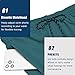 COOFANDY Board Shorts for Men Swim Beach Sexy Swimwear Quick Dry Swimming Shorts Summer Fashion Short Bathing Suit Blue-Green XXL