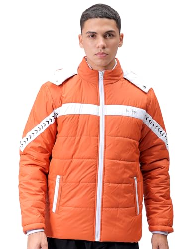 Image of The Indian Garage Co Men Slim Fit Mix & Match Puffer Jackets