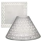 Das Tablett dient als dekorative Ablage für jede große oder mittelgroße Kerze und bietet gleichzeitig eine zusätzliche Stütze.