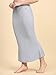TRENDMALLS Spandex Saree Shapewear Petticoat for Women, Cotton Blended, Skirts for Women, Shape wear Dress Light Grey