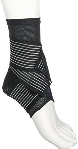 Active Ankle 329 Ankle Brace, Ankle Stabilizer Compression Sleeve with Straps, Braces for Volleyball, Football, Basketball, Rugby, Compression Sock for Protection & Sprain Support, Various Sizes