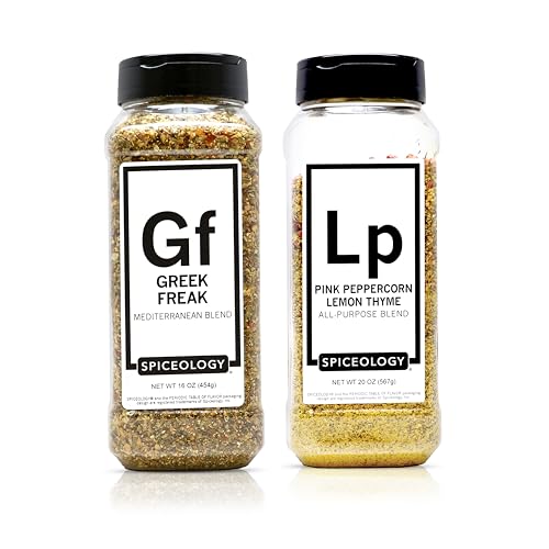 Spiceology – Greek Freak & Pink Peppercorn Lemon Thyme Seasoning Bundle – Mediterranean-Inspired Spice Blends for Chicken, Seafood, Pasta, Roasted Vegetables & More – Gourmet All-Purpose Rubs – 2-Pack image 4