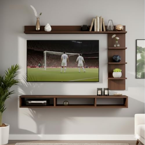 Bros Moon MDF C Shaped 32 inches Tv Cabinet for Wall for Living Room/Kid's Room/Bedroom (Suitable for Upto 32 inches Smart tv)